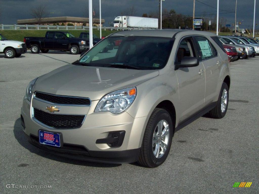 Gold Mist Metallic 2011 Chevrolet Equinox LS Exterior Photo #41048365