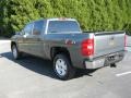 2011 Steel Green Metallic Chevrolet Silverado 1500 LT Crew Cab  photo #3