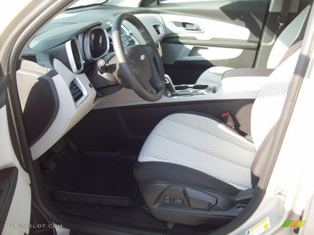 Light Titanium/Jet Black Interior 2011 Chevrolet Equinox LS Photo #41048481