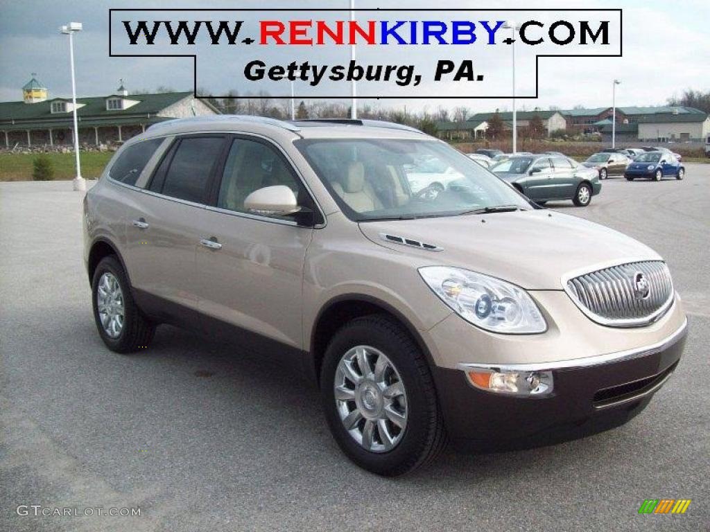 2011 Enclave CXL - Gold Mist Metallic / Cashmere/Cocoa photo #1