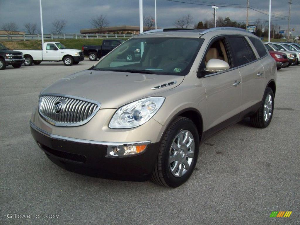 2011 Enclave CXL - Gold Mist Metallic / Cashmere/Cocoa photo #11