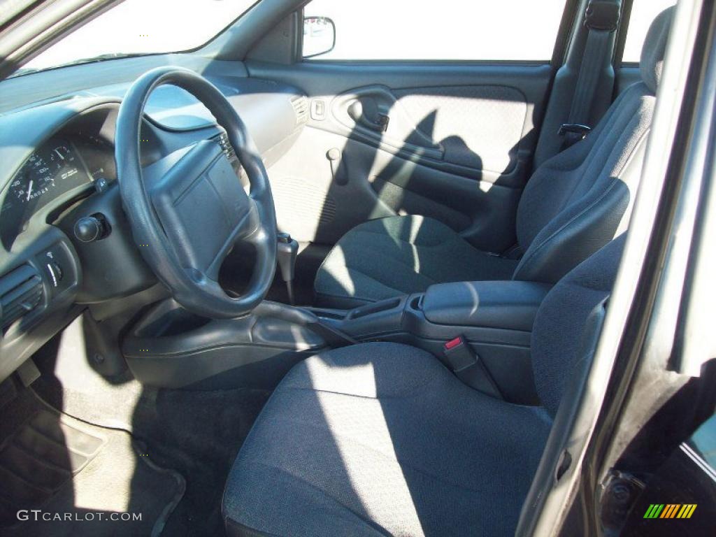 1996 Cavalier Sedan - Black / Dark Gray photo #5