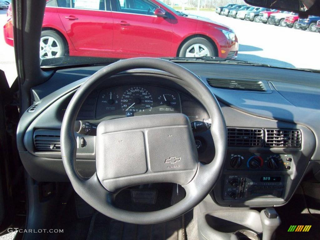 1996 Chevrolet Cavalier Sedan Dark Gray Steering Wheel Photo #41049657