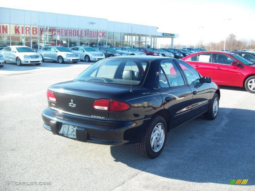 1996 Cavalier Sedan - Black / Dark Gray photo #12