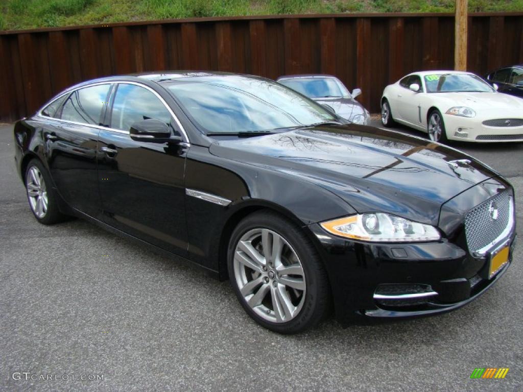 Ebony Black 2011 Jaguar XJ XJL Exterior Photo #41050329