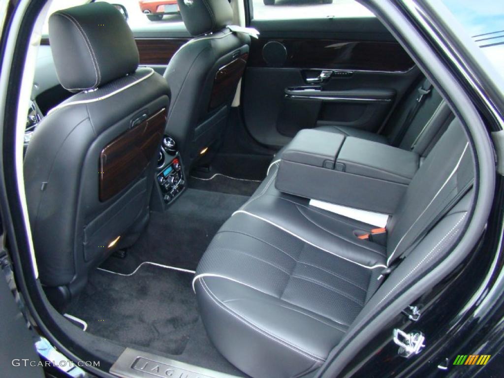 Jet Black/Ivory Interior 2011 Jaguar XJ XJL Photo #41050517