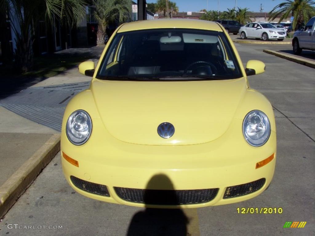 2009 New Beetle 2.5 Coupe - Sunflower Yellow / Black photo #6