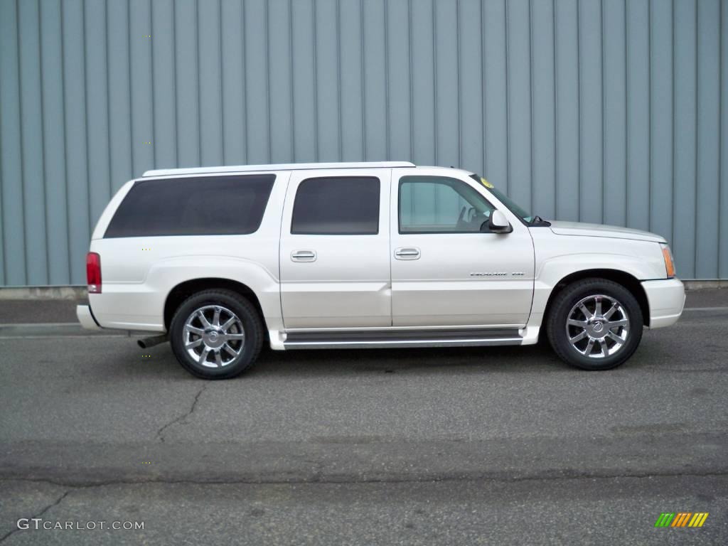 2006 Escalade ESV AWD - White Diamond / Shale photo #2