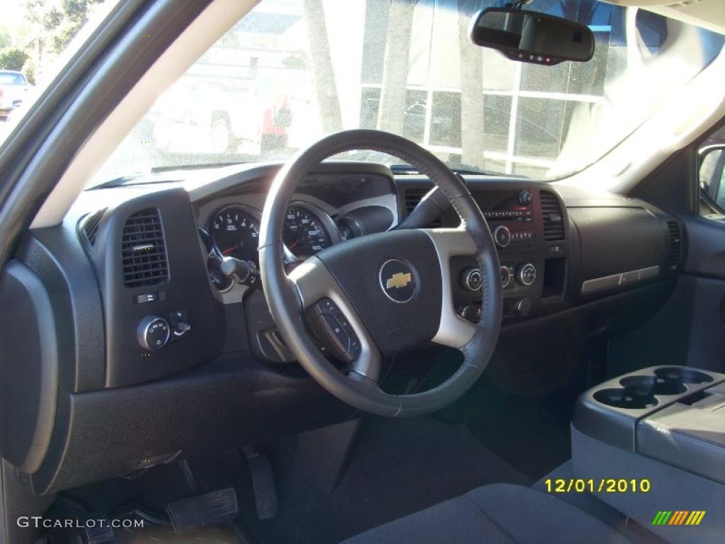 2007 Silverado 1500 LT Crew Cab - Blue Granite Metallic / Ebony Black photo #8