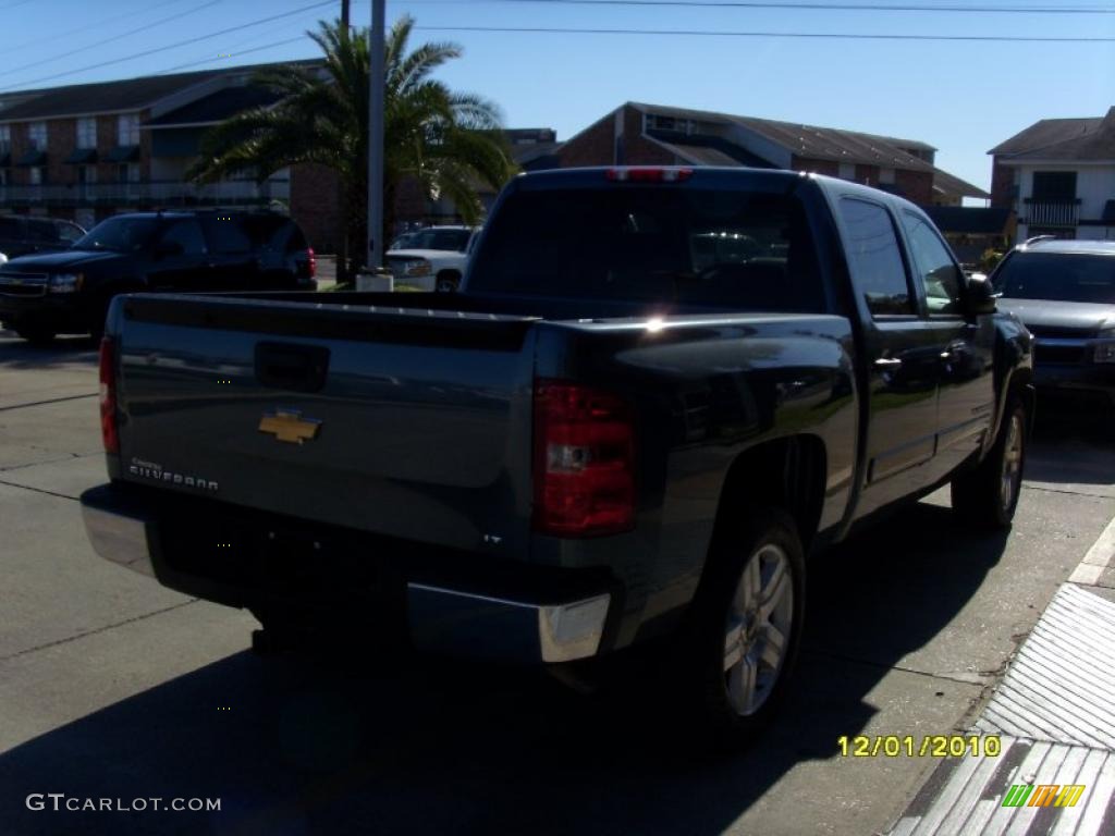 2007 Silverado 1500 LT Crew Cab - Blue Granite Metallic / Ebony Black photo #10