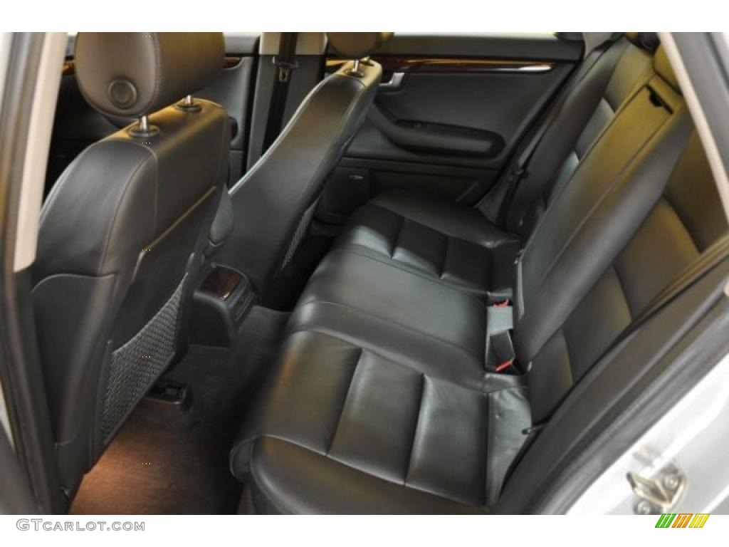 Ebony Interior 2004 Audi A4 3.0 quattro Sedan Photo #41054305
