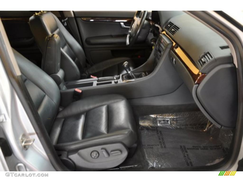 Ebony Interior 2004 Audi A4 3.0 quattro Sedan Photo #41054341