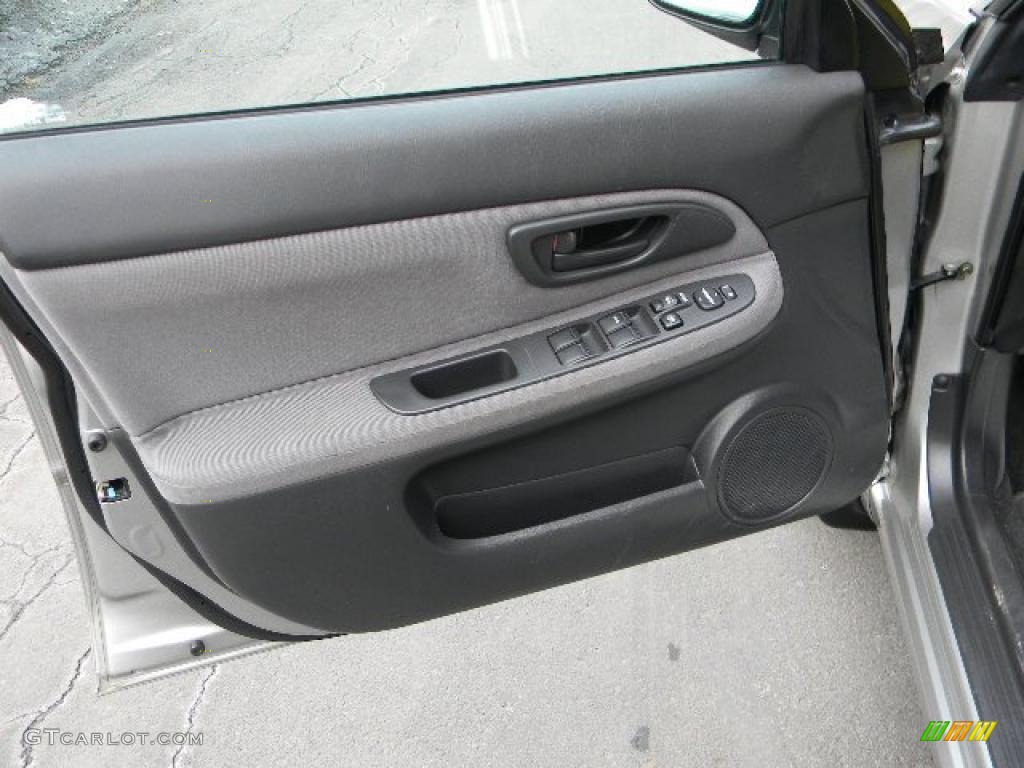 2007 Subaru Impreza 2.5i Sedan Anthracite Black Door Panel Photo #41054677