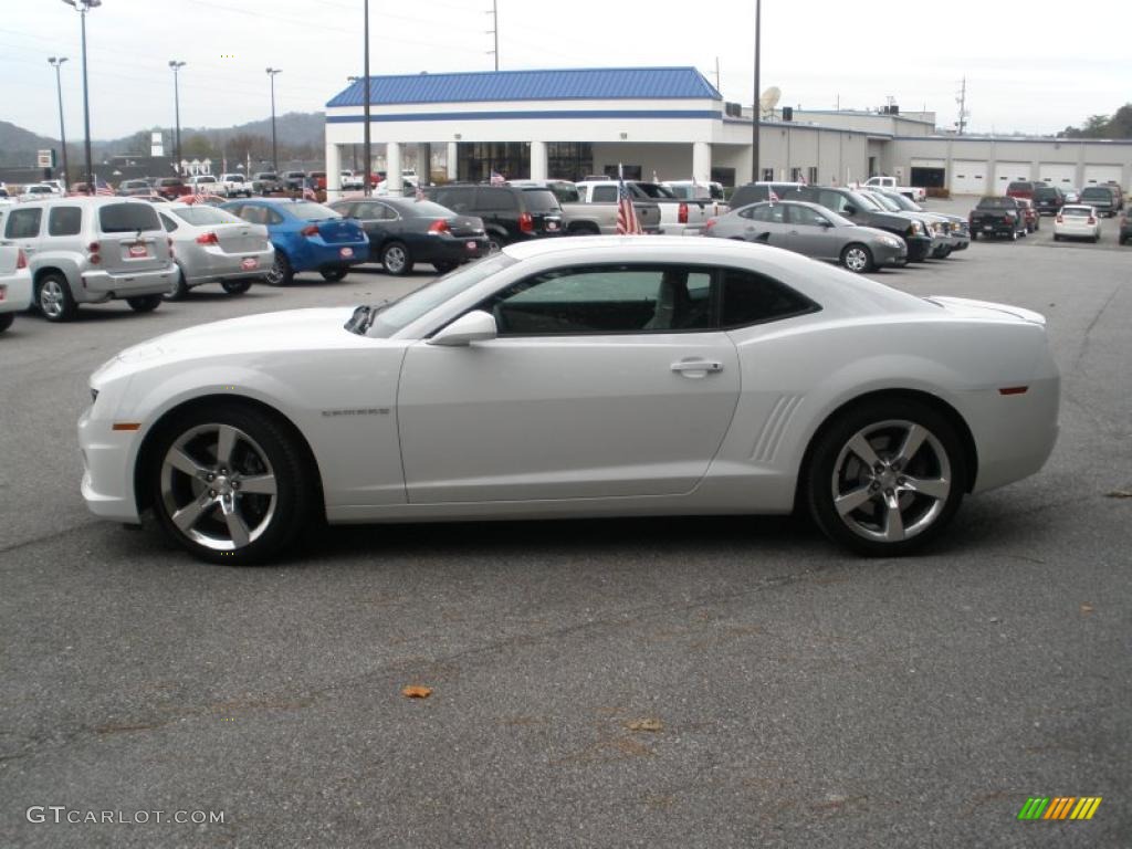 2010 Camaro SS Coupe - Summit White / Beige photo #6