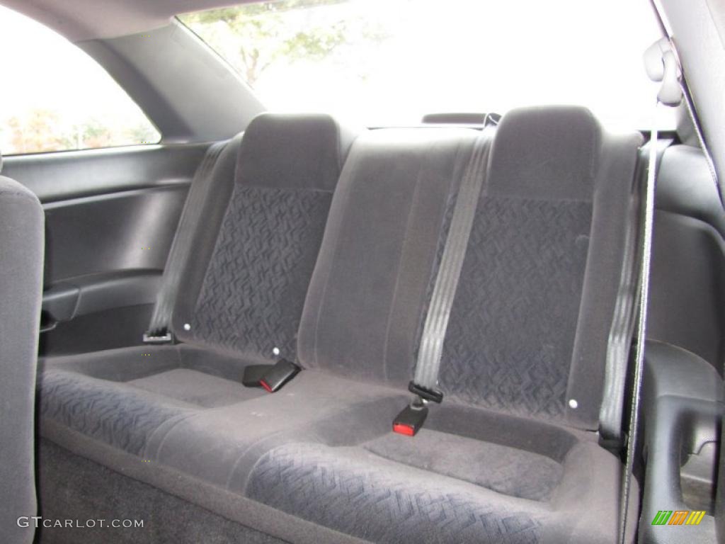 Black Interior 2001 Honda Civic LX Coupe Photo #41056530
