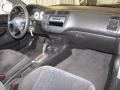 Black 2001 Honda Civic LX Coupe Dashboard
