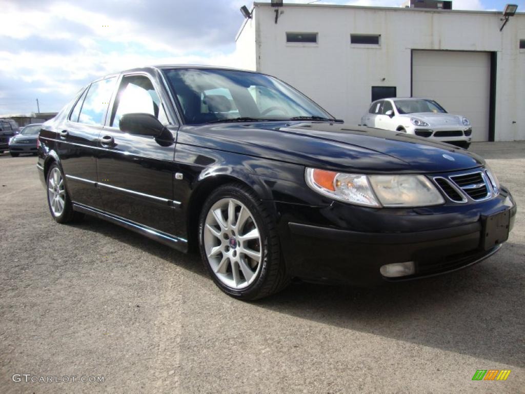 Black 2002 Saab 9-5 Aero Sedan Exterior Photo #41059307