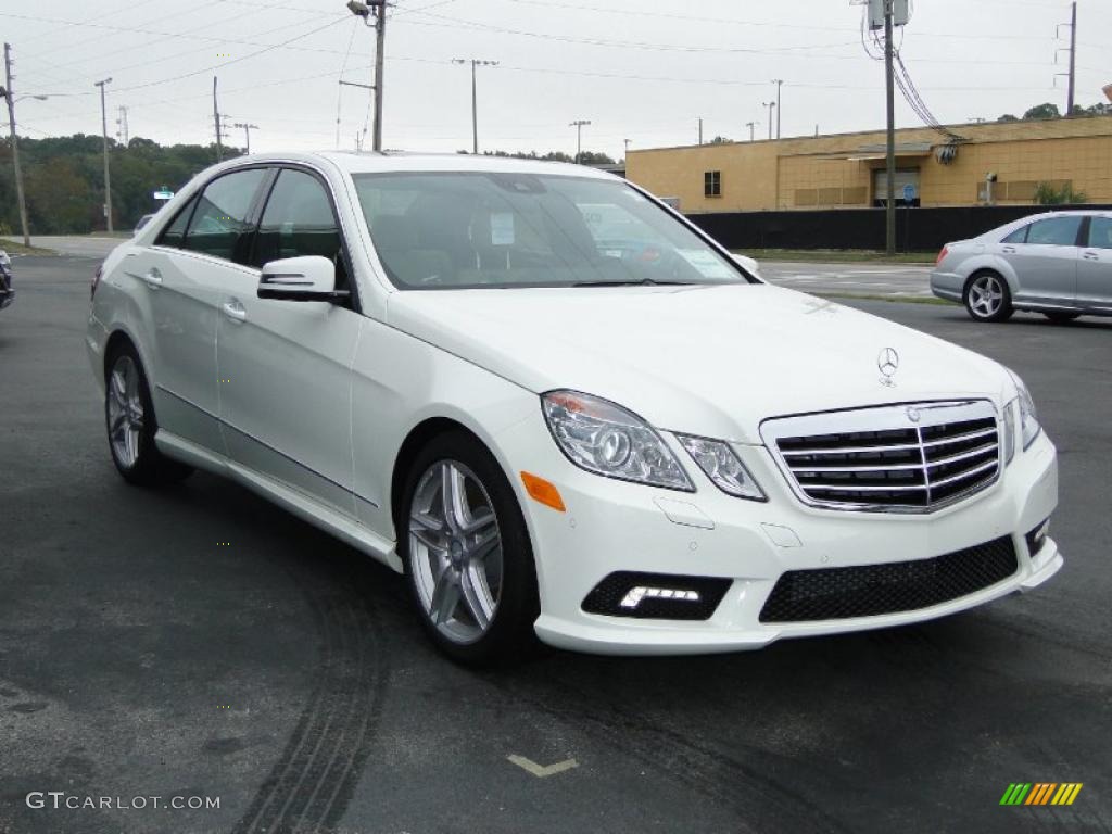 Arctic White 2011 Mercedes-Benz E 550 Sedan Exterior Photo #41059459