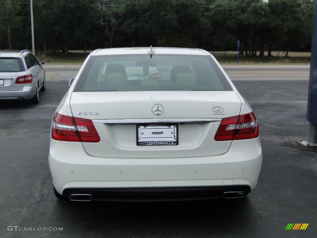 Arctic White 2011 Mercedes-Benz E 550 Sedan Exterior Photo #41059555