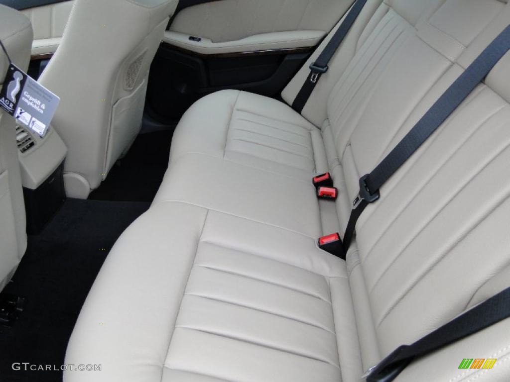 Ash/Black Interior 2011 Mercedes-Benz E 550 Sedan Photo #41059759