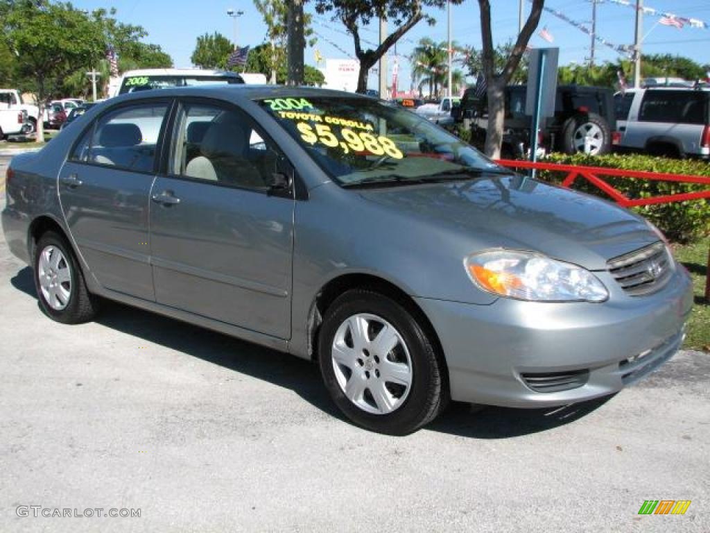 2004 Corolla LE - Mineral Green / Pebble Beige photo #1