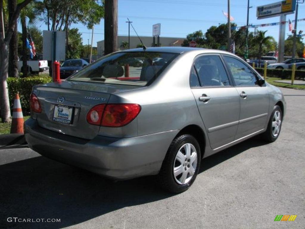 2004 Corolla LE - Mineral Green / Pebble Beige photo #9
