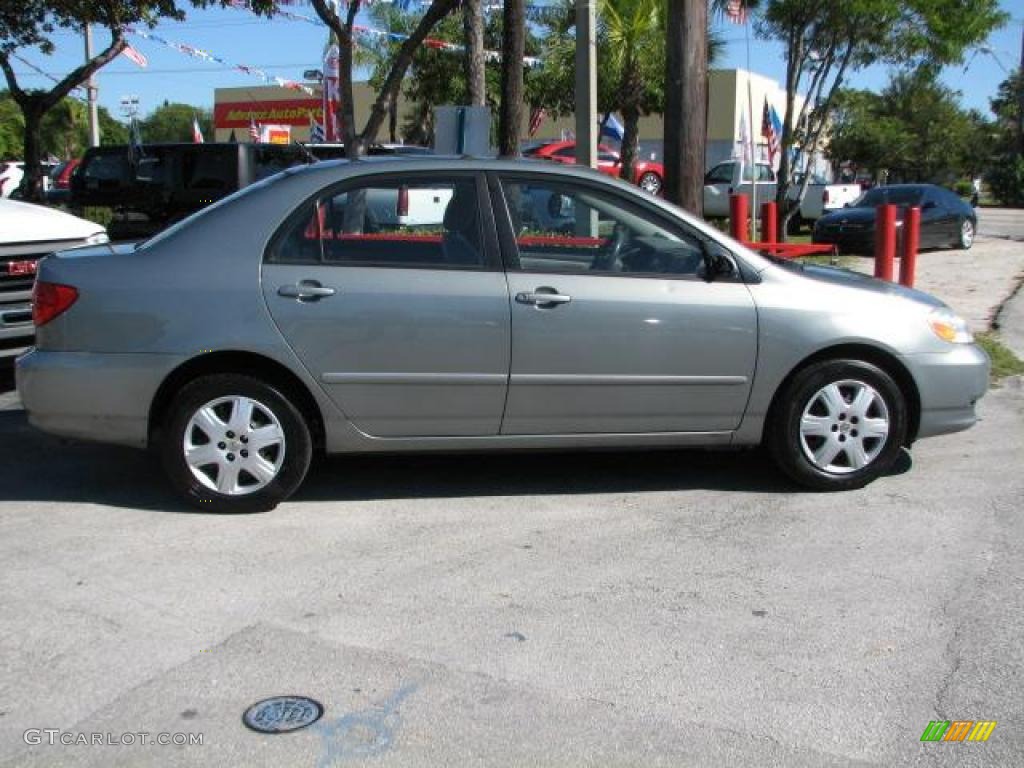 2004 Corolla LE - Mineral Green / Pebble Beige photo #10