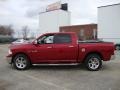 2010 Inferno Red Crystal Pearl Dodge Ram 1500 Laramie Crew Cab 4x4  photo #11