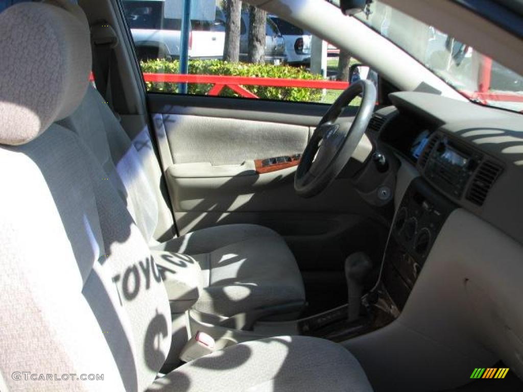 2004 Corolla LE - Mineral Green / Pebble Beige photo #12