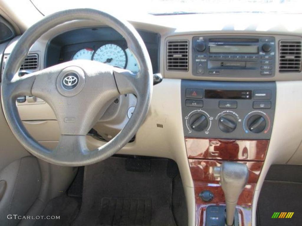 2004 Corolla LE - Mineral Green / Pebble Beige photo #14