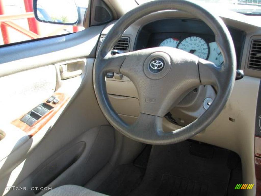 2004 Corolla LE - Mineral Green / Pebble Beige photo #15