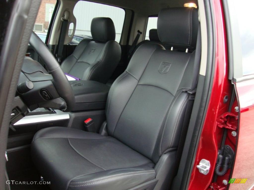 Dark Slate/Medium Graystone Interior 2010 Dodge Ram 1500 Laramie Crew Cab 4x4 Photo #41061047