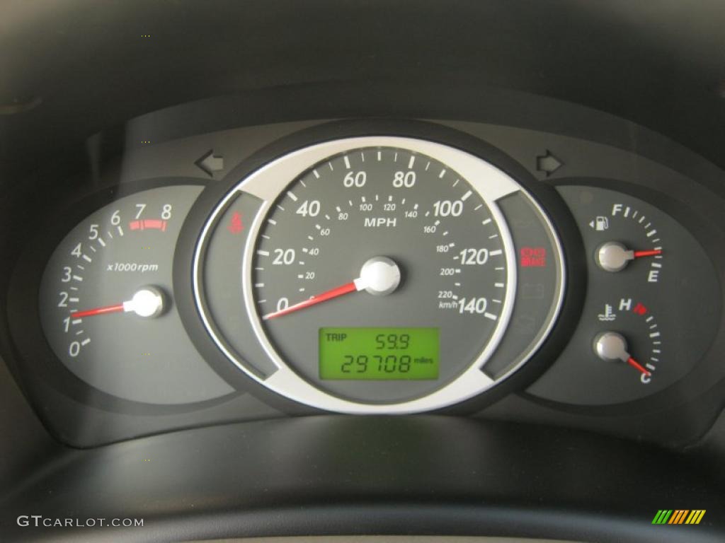 2006 Hyundai Tucson GL Gauges Photo #41061479