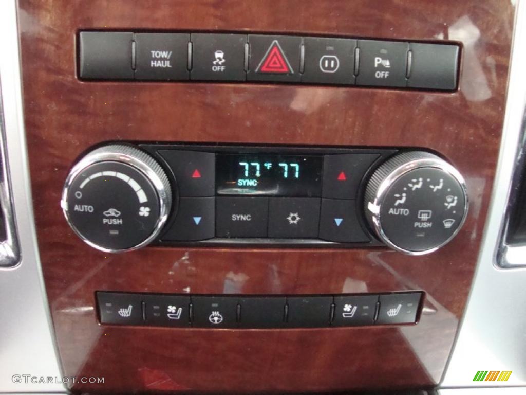 2010 Dodge Ram 1500 Laramie Crew Cab 4x4 Controls Photo #41061483