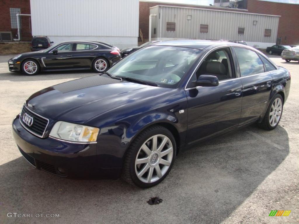 Night Blue Pearl Effect 2004 Audi A6 2.7T S-Line quattro Sedan Exterior Photo #41062363