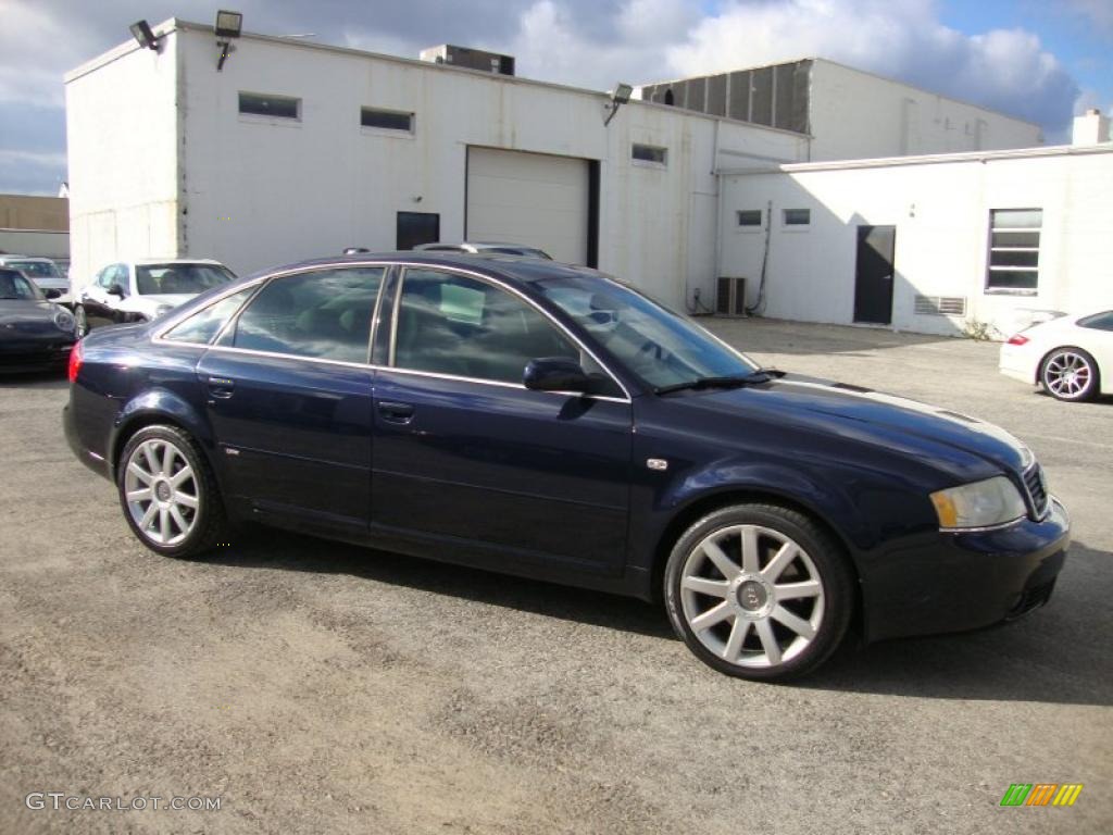 Night Blue Pearl Effect 2004 Audi A6 2.7T S-Line quattro Sedan Exterior Photo #41062435