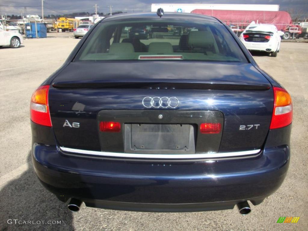 Night Blue Pearl Effect 2004 Audi A6 2.7T S-Line quattro Sedan Exterior Photo #41062483