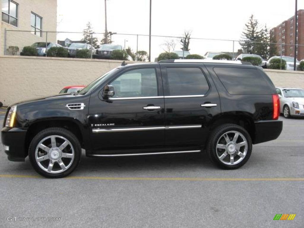 2007 Escalade AWD - Black Raven / Ebony/Ebony photo #3