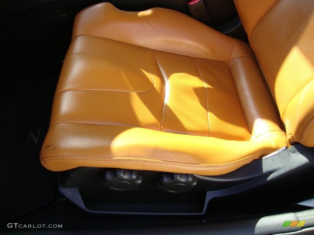 2006 350Z Touring Coupe - Le Mans Sunset Metallic / Burnt Orange Leather photo #16