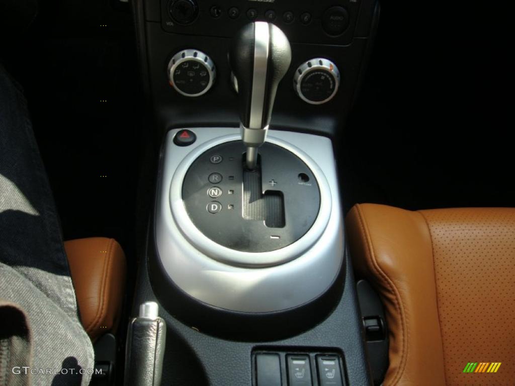 2006 350Z Touring Coupe - Le Mans Sunset Metallic / Burnt Orange Leather photo #36