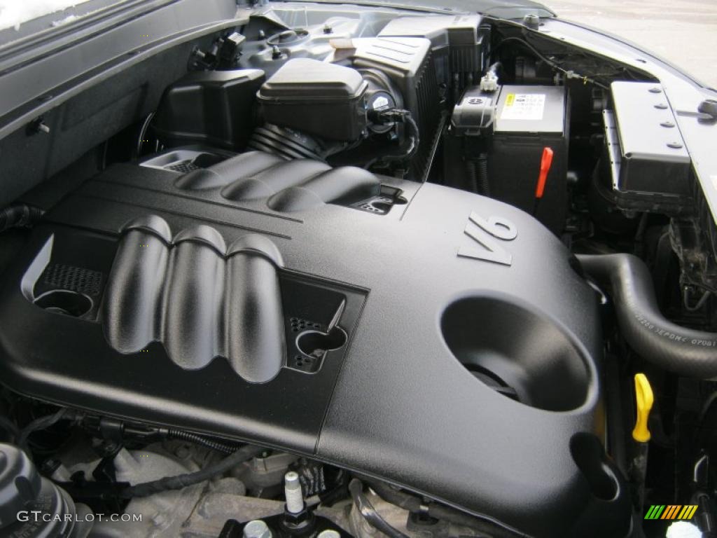 2008 Hyundai Santa Fe SE 4WD 3.3 Liter DOHC 24-Valve VVT V6 Engine Photo #41064035