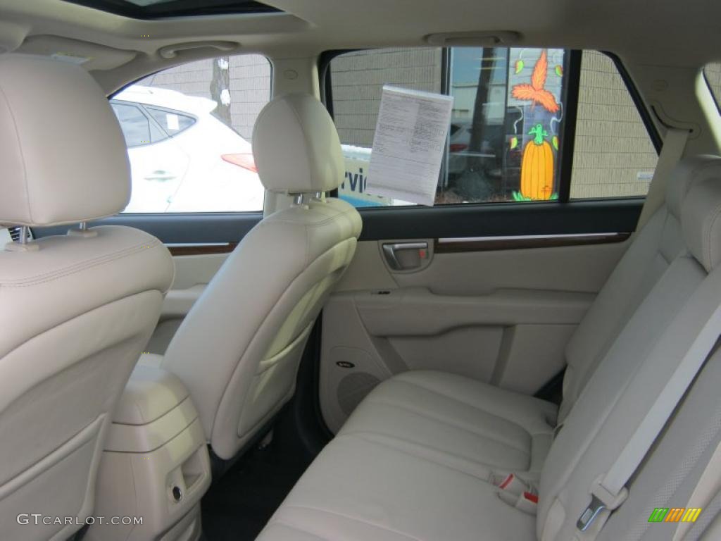 Beige Interior 2008 Hyundai Santa Fe SE 4WD Photo #41064159