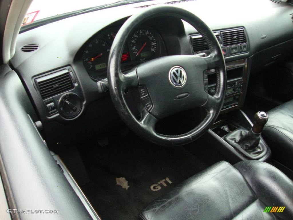 Black Interior 2001 Volkswagen GTI GLX Photo #41065087