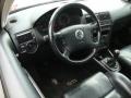 Black 2001 Volkswagen GTI GLX Interior Color