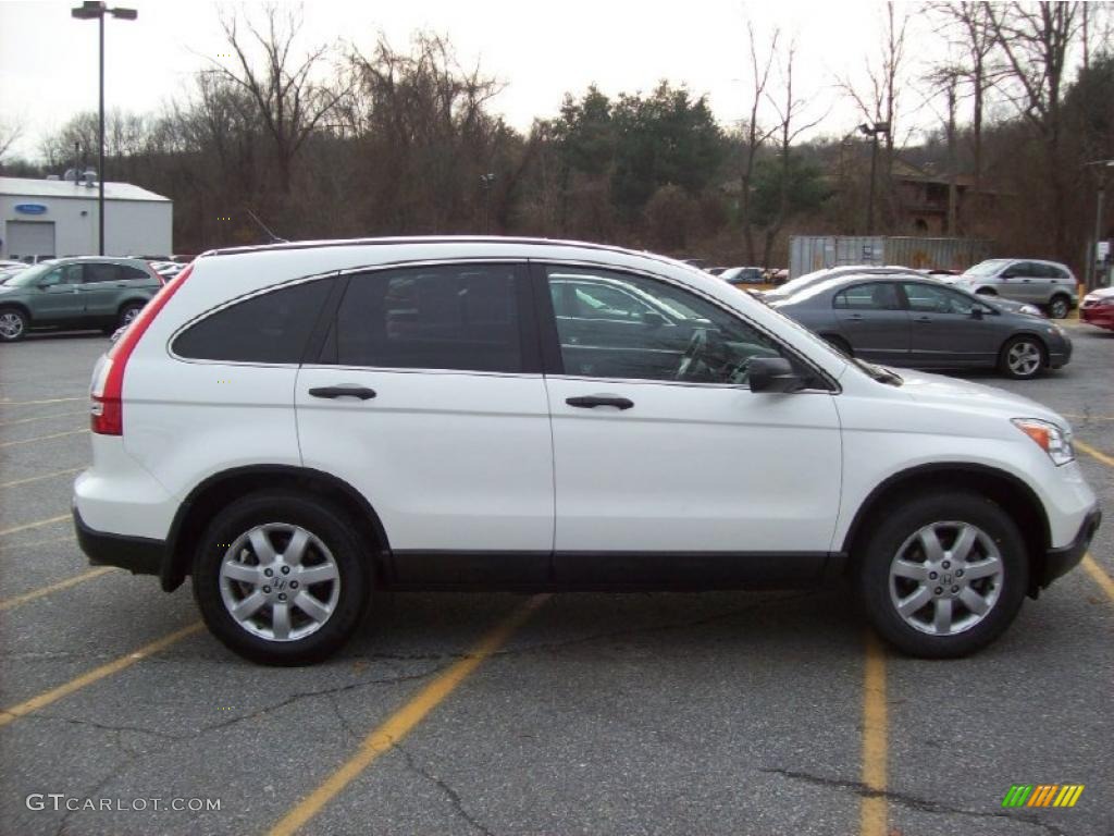 2009 CR-V EX 4WD - Taffeta White / Ivory photo #24