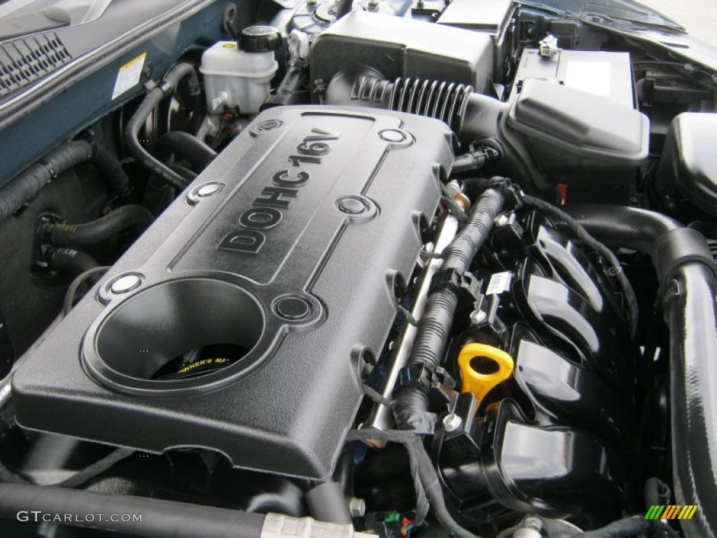 2009 Hyundai Sonata SE 2.4 Liter DOHC 16V VVT 4 Cylinder Engine Photo #41065415