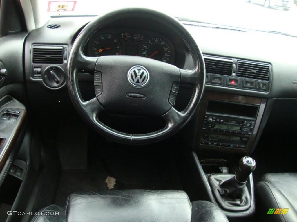 2001 Volkswagen GTI GLX Black Dashboard Photo #41065451