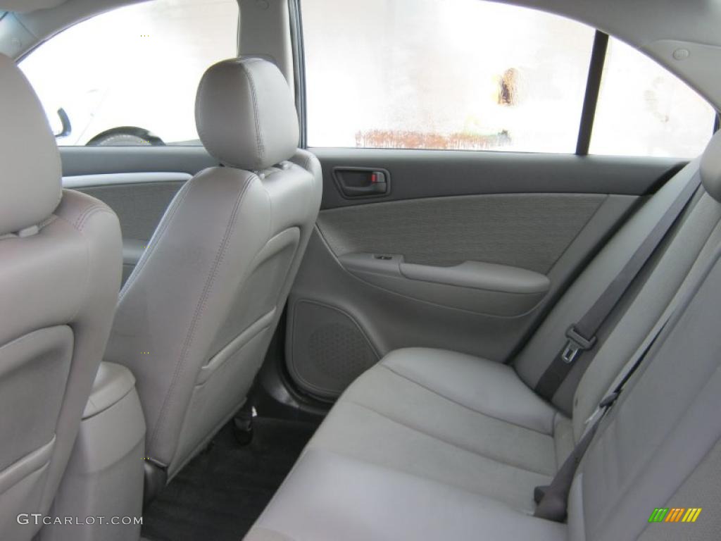 Gray Interior 2009 Hyundai Sonata SE Photo #41065527