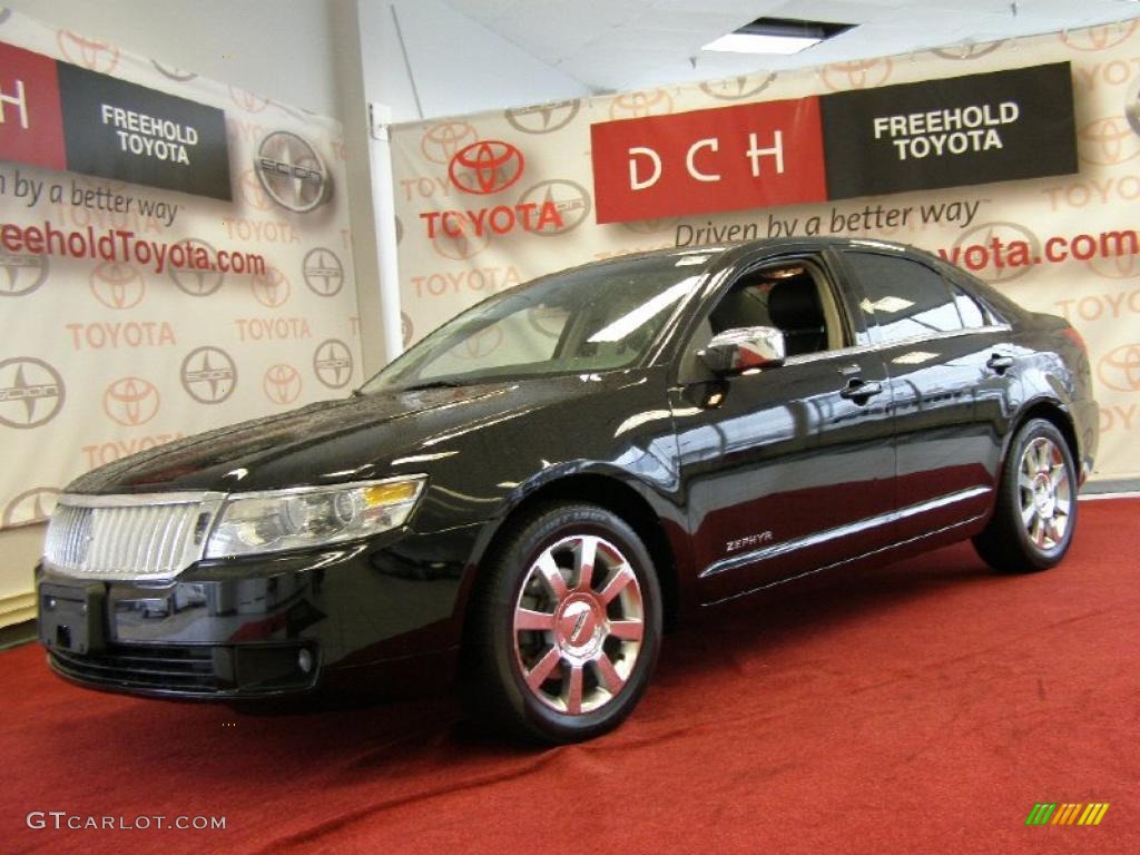 2006 Zephyr  - Black Clearcoat / Dark Charcoal photo #1