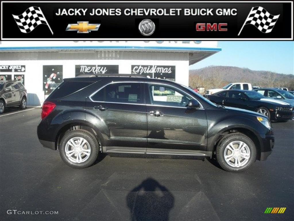 2011 Equinox LT - Black Granite Metallic / Jet Black photo #1